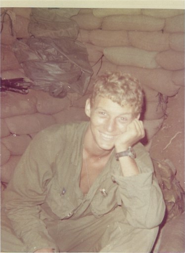 CPT Sprayberry in the A Shau Valley in Vietnam - 'tired and sick, so just smile.'