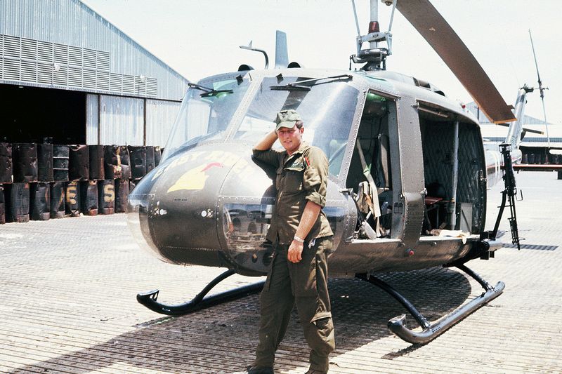 Specialist Trexler at Command and Control North at Marble Mountain, south of Da Nang, Vietnam