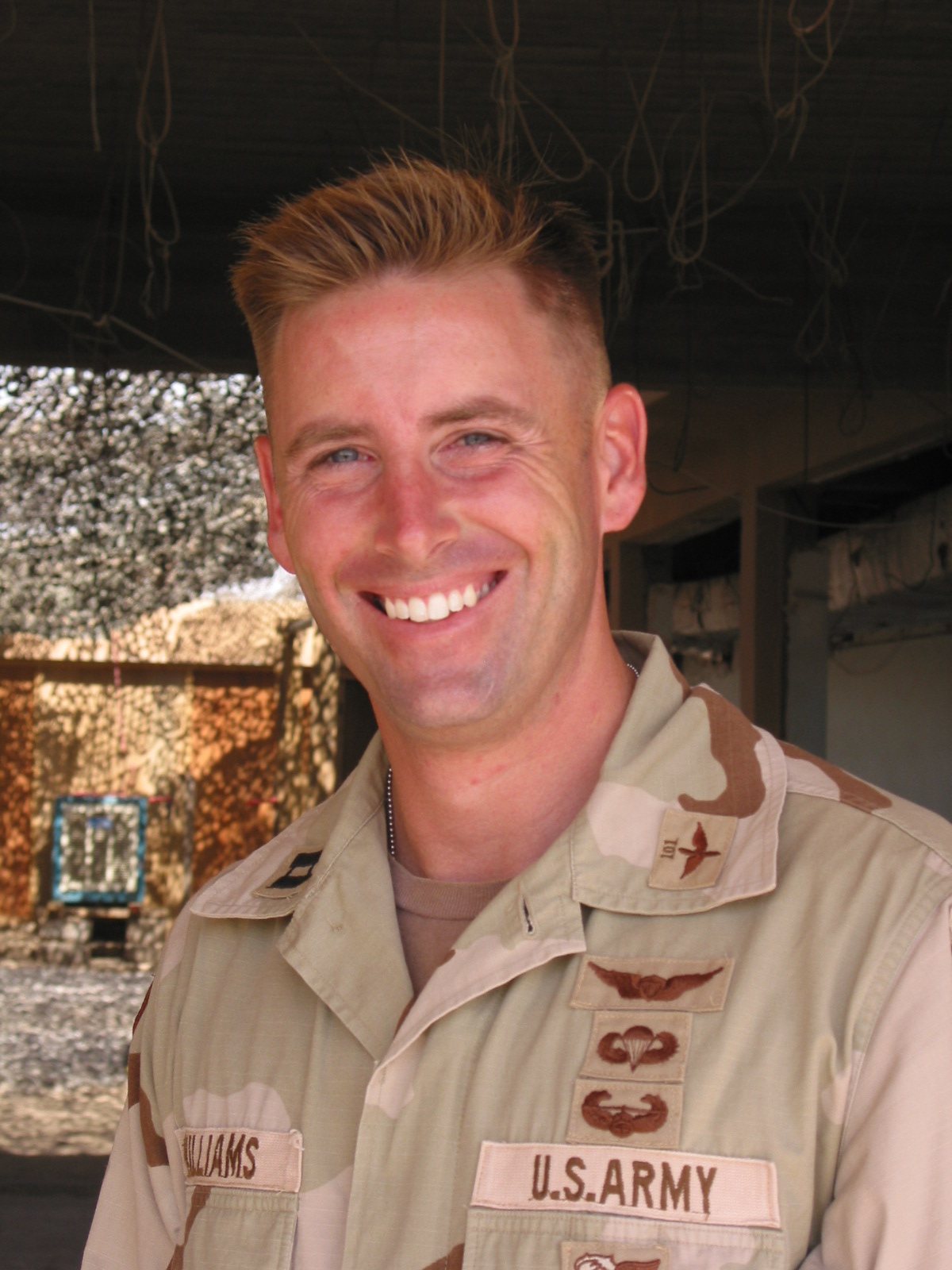 CPT Williams in the 101st Air Mobile Division in Iraq